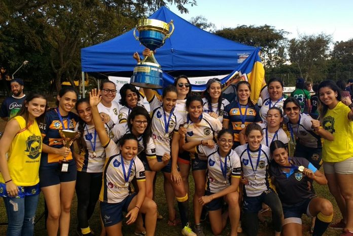 Goianos Rugby Feminino título Pequi Sevens