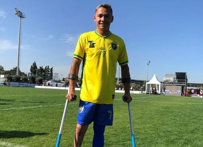 Valdo Firmino futebol de amputados Valdo Firmino futebol de amputados