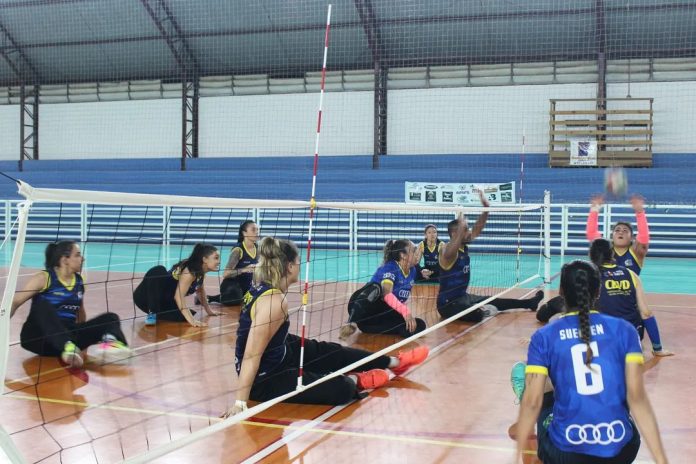 Seleção Brasileira treino vôlei sentado
