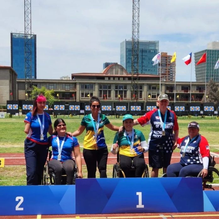 Jane Karla Gogel fica com dois ouros e um bronze no Pan-Americano de Tiro com Arco Jane Karla Gogel fica com dois ouros e um bronze no Pan-Americano de Tiro com Arco