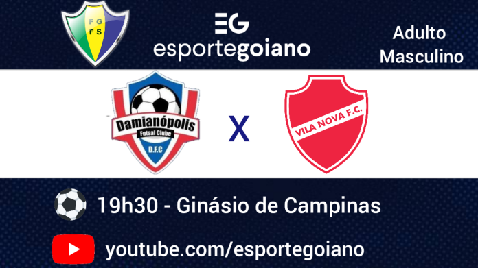 Neste sábado (5), EG transmite três jogos do Campeonato Goiano de Futsal