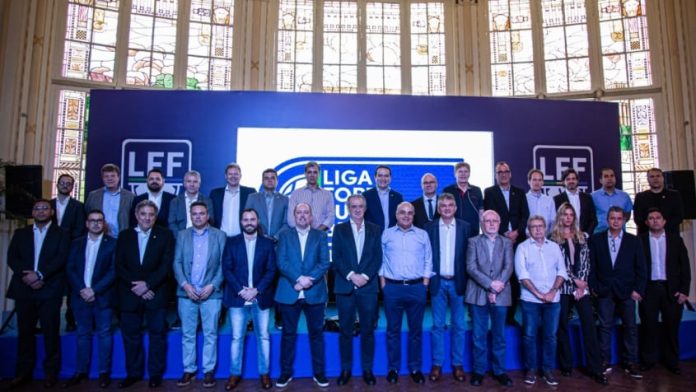 Liga Forte Futebol, com Atlético-GO, Goiás e Vila Nova, reforça princípios por liga única Liga Forte Futebol, com Atlético-GO, Goiás e Vila Nova, reforça princípios por liga única