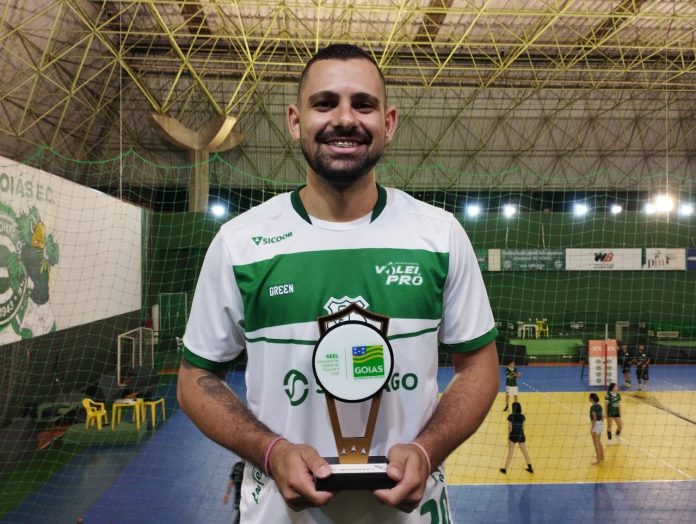 Melhor jogador do Goiás Vôlei na semifinal, Peron comemora atuação:  Melhor jogador do Goiás Vôlei na semifinal, Peron comemora atuação:
