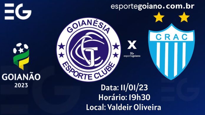 Em confronto do interior, Goianésia mede forças com o Crac Em confronto do interior, Goianésia mede forças com o Crac