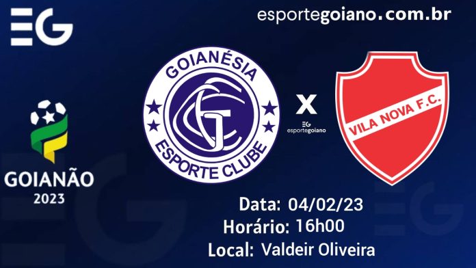 Na beira do G-8, Goianésia e Vila Nova medem forças no Valdeir José de Oliveira