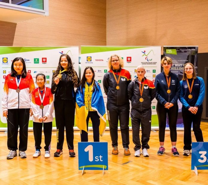 Lethicia Lacerda fica com o ouro nas duplas do ITTF Para Open de tênis de mesa, na Eslovênia Lethicia Lacerda fica com o ouro nas duplas do ITTF Para Open de tênis de mesa, na Eslovênia