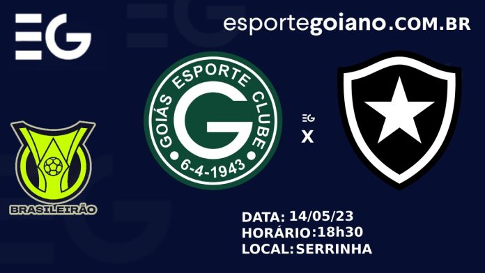 Para tentar respirar e sair do Z-4, Goiás recebe o líder Botafogo Para tentar respirar e sair do Z-4, Goiás recebe o líder Botafogo
