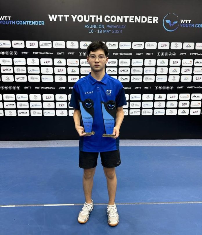 Revelação no tênis de mesa, goiano Vitor Iwamoto empilha títulos e medalhas Revelação no tênis de mesa, goiano Vitor Iwamoto empilha títulos e medalhas