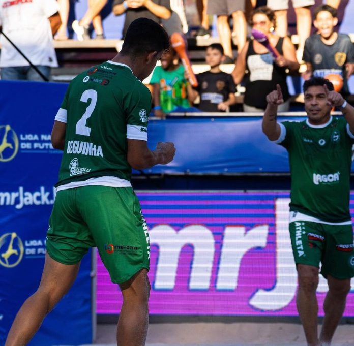 Na Liga Nacional de Futevôlei, Goiás supera o Santos e vence a segunda seguida Na Liga Nacional de Futevôlei, Goiás supera o Santos e vence a segunda seguida