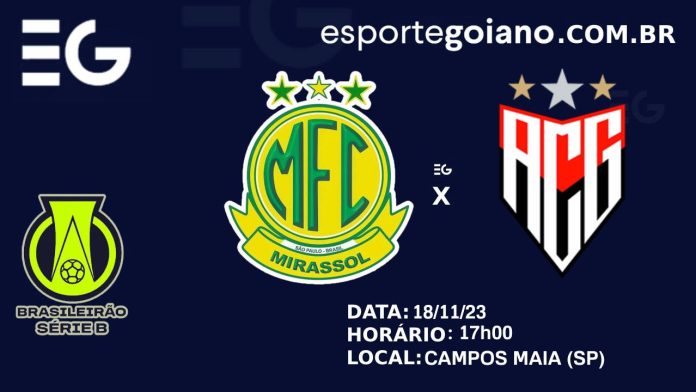 Mirassol x Atlético-GO Arte Willian Rommel