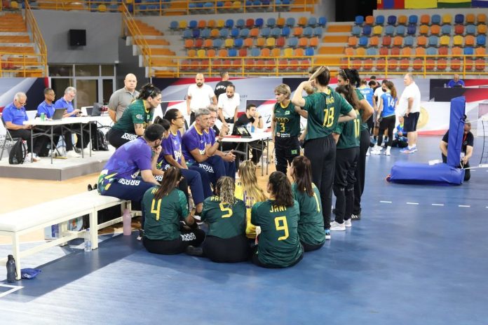 Com goianas, Brasil se classifica para o mata-mata da Copa do Mundo de Vôlei Sentado Com goianas, Brasil se classifica para o mata-mata da Copa do Mundo de Vôlei Sentado