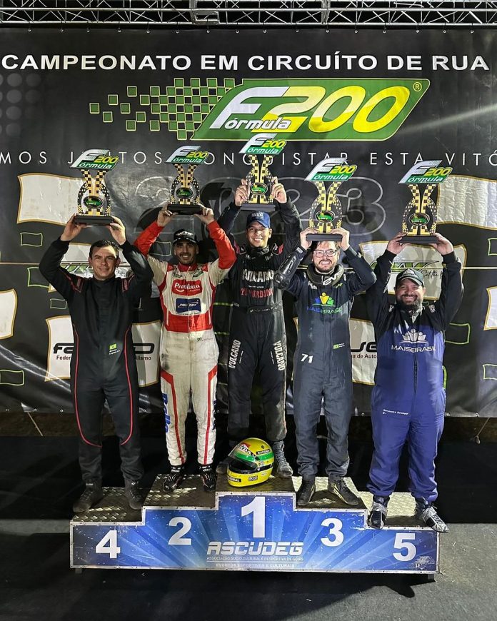 pódio gp valparaíso formula 200