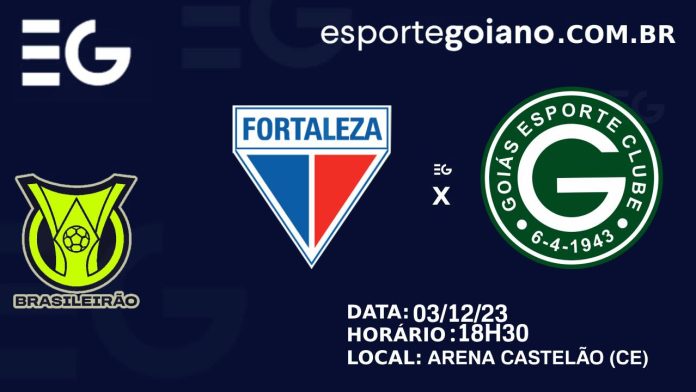 Fortaleza x Goiás arte Willian Rommel EG