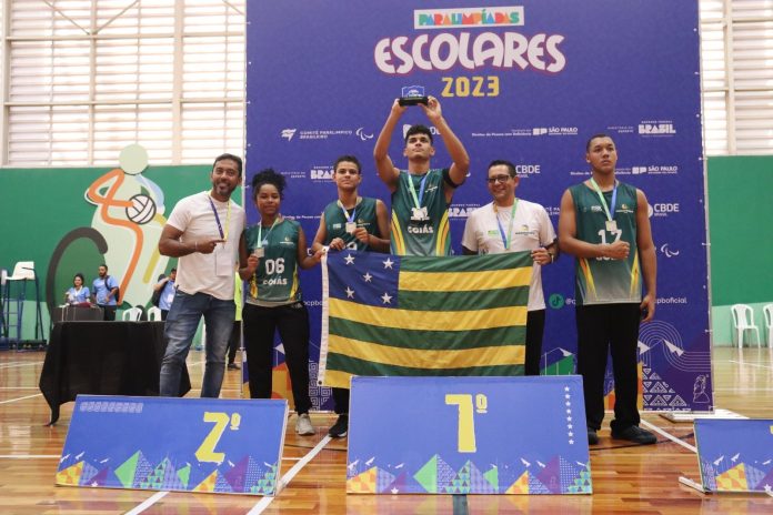 Com 131 integrantes, Goiás conquista 71 medalhas nas Paralimpíadas Escolares Com 131 integrantes, Goiás conquista 71 medalhas nas Paralimpíadas Escolares