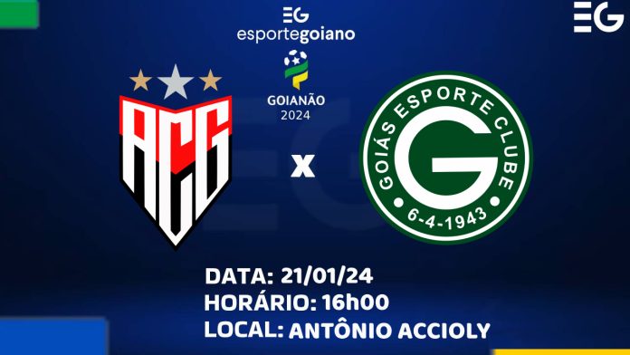 Depois de começarem com vitórias, Atlético-GO e Goiás travam clássico pelo Goianão Depois de começarem com vitórias, Atlético-GO e Goiás travam clássico pelo Goianão