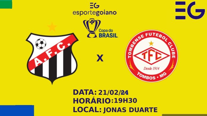 Anápolis recebe o Tombense e precisa vencer para assegurar classificação na Copa do Brasil Anápolis recebe o Tombense e precisa vencer para assegurar classificação na Copa do Brasil