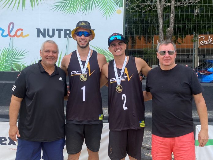 lyan e rafael campeonato goiano de volei de praia