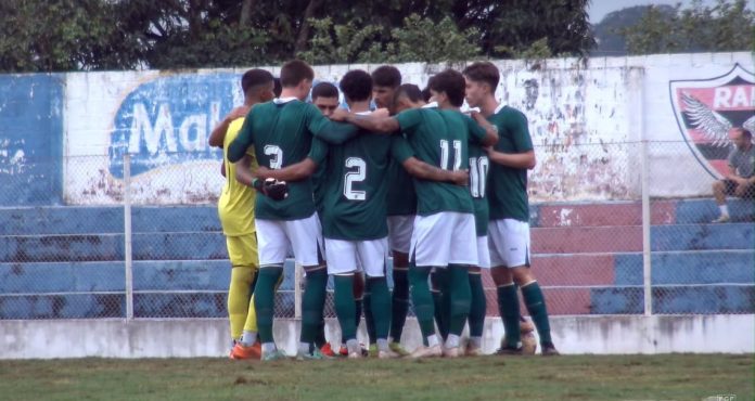 Elenco Goiás sub-20 Foto Reprodução FGF TV