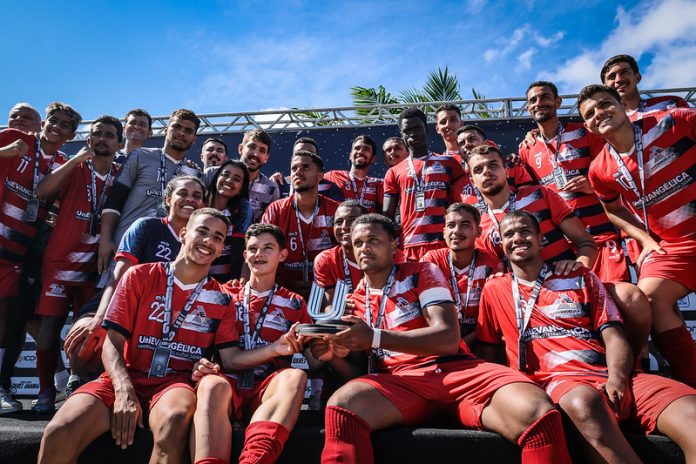 FUnievangélica vice no JUBs Futebol em Recife, 2024