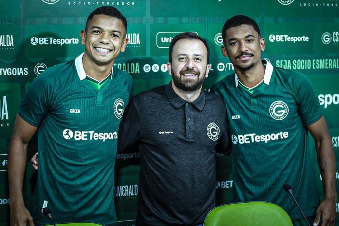 David Braz e Welliton Matheus no Goiás em 2024