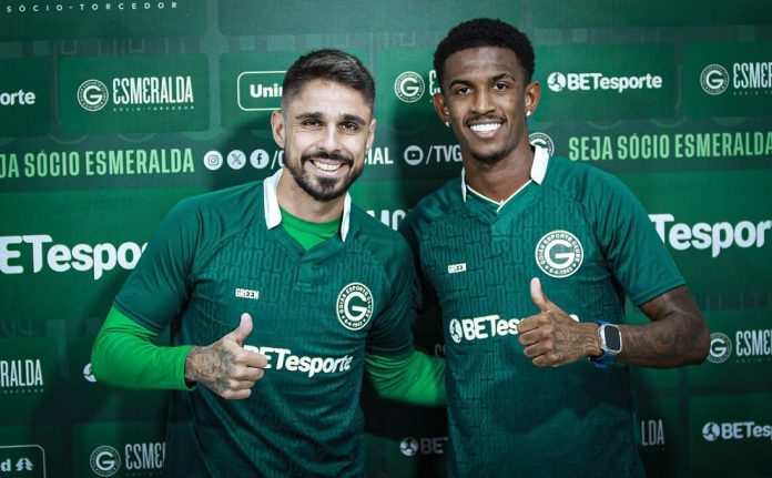 Rafael Gava e Douglas Borel no Goiás