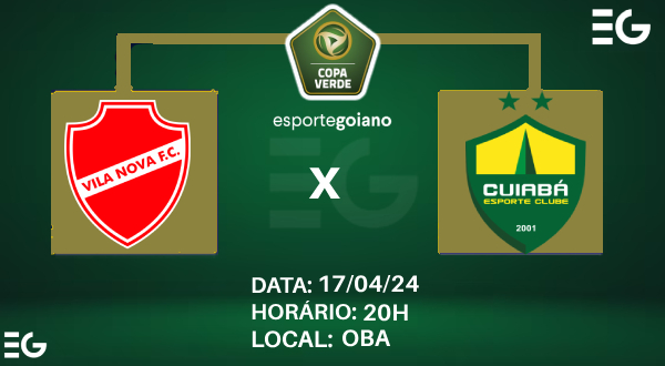 VILA NOVA X CUIABÁ COPA VERDE ARTE WILLIAN ROMMEL EG