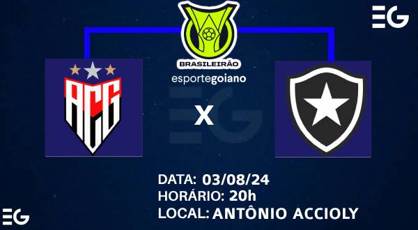 ATLÉTICO-GO X BOTAFOGO ARTE WILLIAN ROMMEL EG