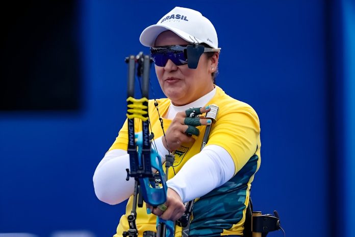 Jane Karla Gögel é eliminada nas quartas de finais do open feminino do tiro com arco das Paralimpíadas de Paris 2024