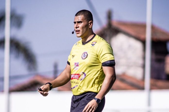 Lee Harison dos Santos árbitro Foto Alan Deyvid Atlético Arbitragem - 9ª rodada