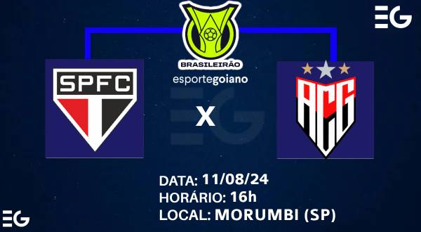 SÃO PAULO X ATLÉTICO-GO ARTE WILLIAN ROMMEL EG