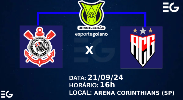 CORINTHIANS X ATLÉTICO-GO ARTE WILLIAN ROMMEL EG