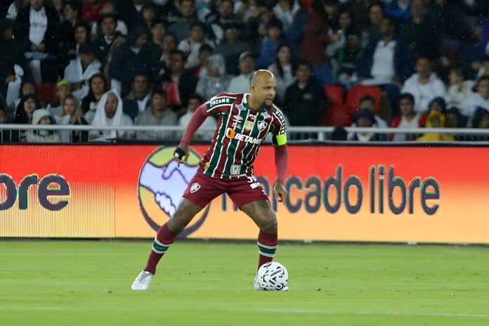Felipe Melo, volante do Fluminense, não encara o Atlético-GO na 28ª rodada da Série A 2024