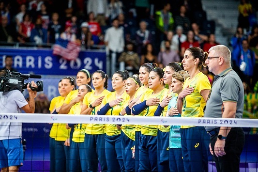brasil vôlei sentado jogos paralímpicos paris 2024