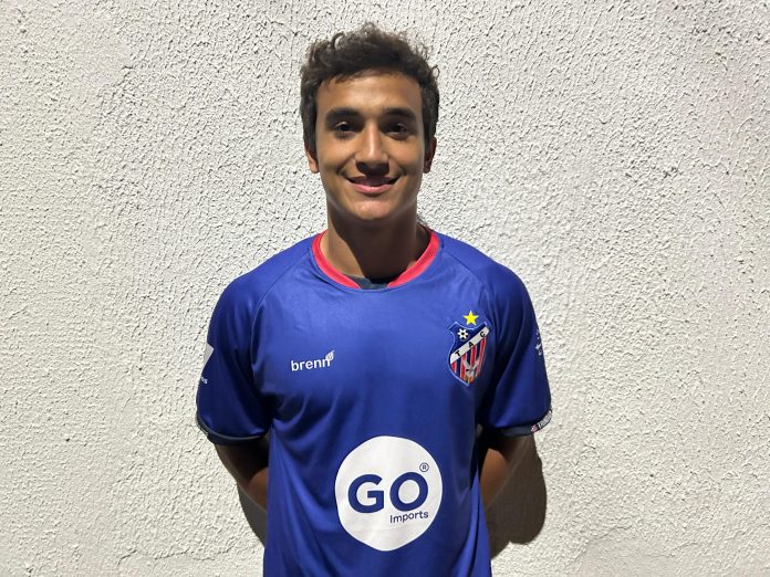 Luciano Bucar (Lucianinho), atacante do Trindade na Copinha de 2025