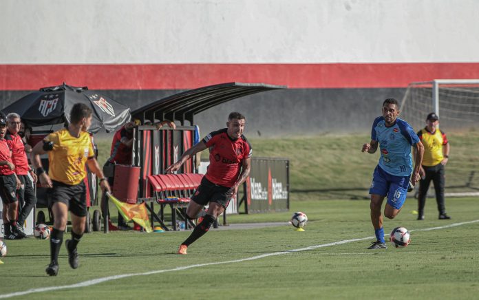 foto do jogo-treino entre atlético-go e goianésia