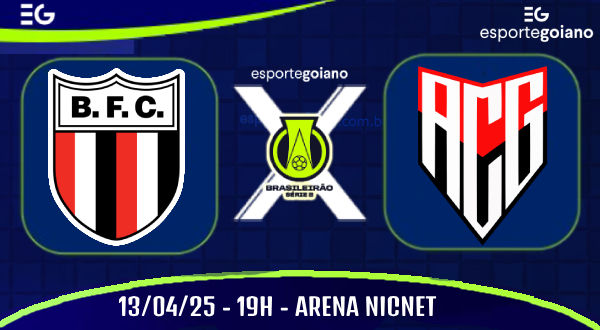 BOTAFOGO-SP X ATLÉTICO-GO ARTE WILLIAN ROMMEL EG