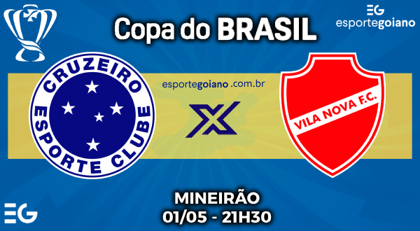 CRUZEIRO X VILA NOVA ARTE WILLIAN ROMMEL EG arte para a partida entre Cruzeiro x Vila Nova pela 3ª fase da Copa do Brasil de 2025