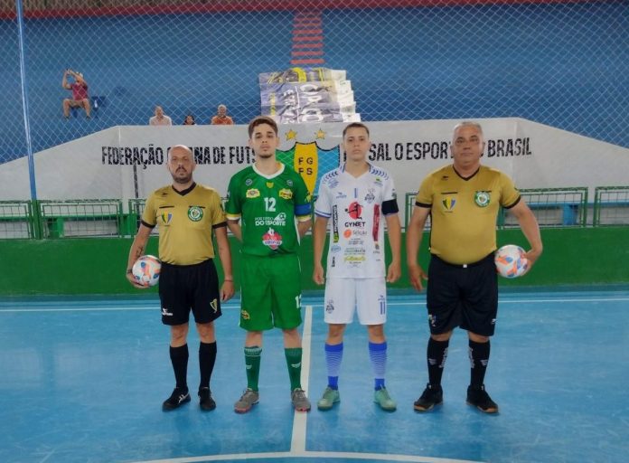 foto de partida da copa goiás de futsal