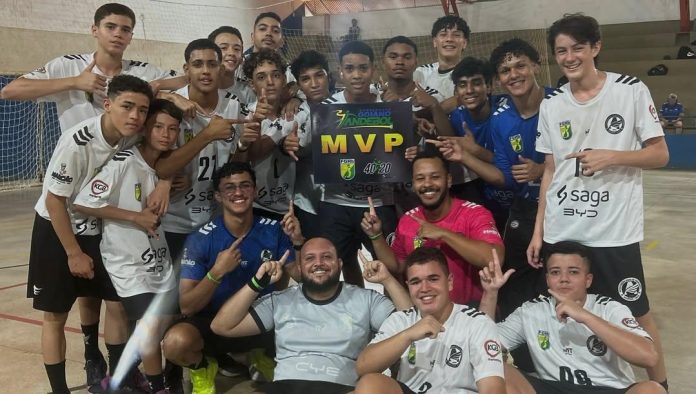 ASAH Handebol (Goiânia) no Goiano de base de 2025, em Bom Jesus