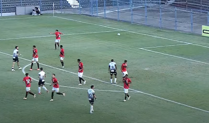Captura de tela 2025-05-14 172855 foto da transmissão da partida entre corinthians e atlético-go