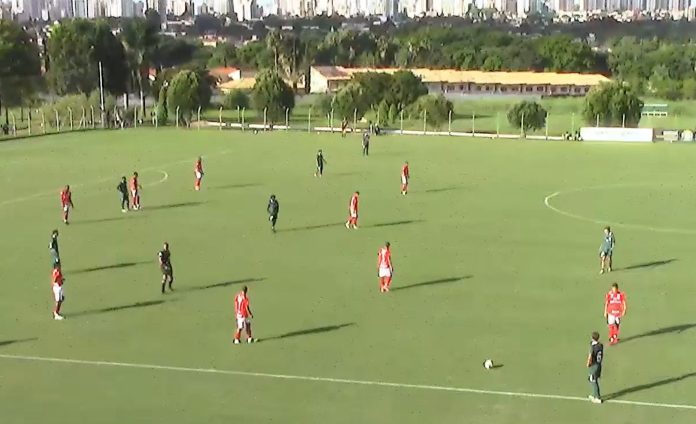 goias vila sub 17 CAPTURA DE TELA DA PARTIDA ENTRE GOIÁS E VILA NOVA PELO GOIANÃO SUB-17