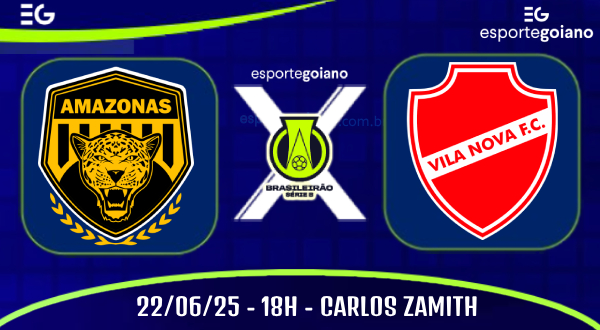 AMAZONAS X VILA NOVA ARTE WILLIAN ROMMEL EG arte pre jogo para a partida entre amazonas x vila nova