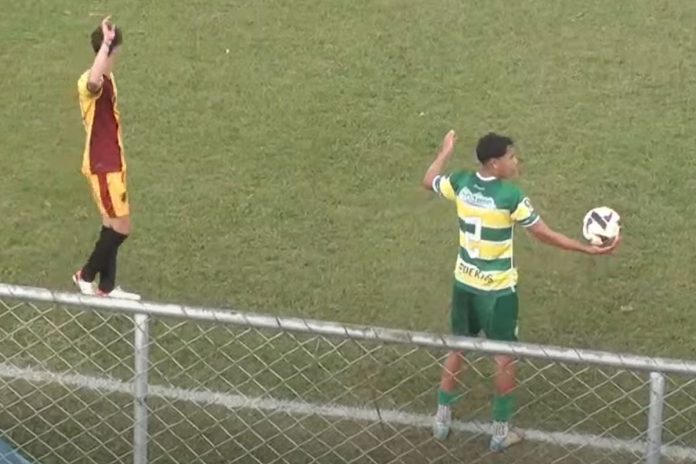 DORAMA BRASILEIRO (25) foto da partida entre santa cruz x planalto pelo goianão sub-17 da 2ª divisão