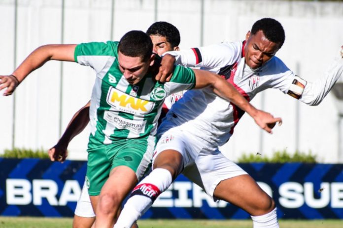 DORAMA BRASILEIRO (47) foto da partida entre juventude x atlético-go pelo brasileirão sub-17