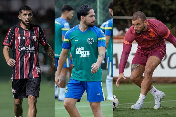 DORAMA BRASILEIRO foto dos atletas paulinho, martin benítez e andré luís