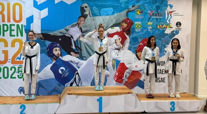 Dângela Guimarães conquista o ouro no Rio Open de 2025 (categoria até 46kg)
