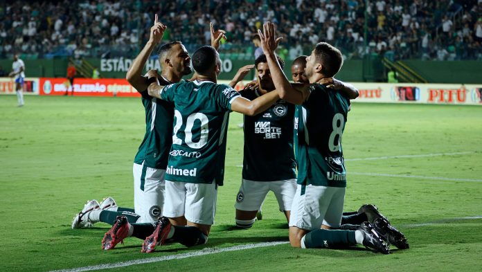 Elenco Goiás comemoração