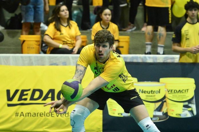 Felipi Rammé (28 anos), novo ponteiro do Saneago Goiás Vôlei para a Superliga A 2025-2026