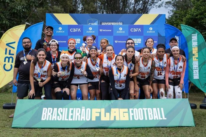 Goiânia Foxes é campeão do Brasileirão de Flag Football feminino (etapa Centro-Oeste e Sudeste) 2025, em SP