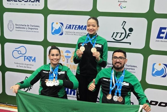 Thais Severo e Lethícia Rodrigues, mesatenistas goianas paralímpicas